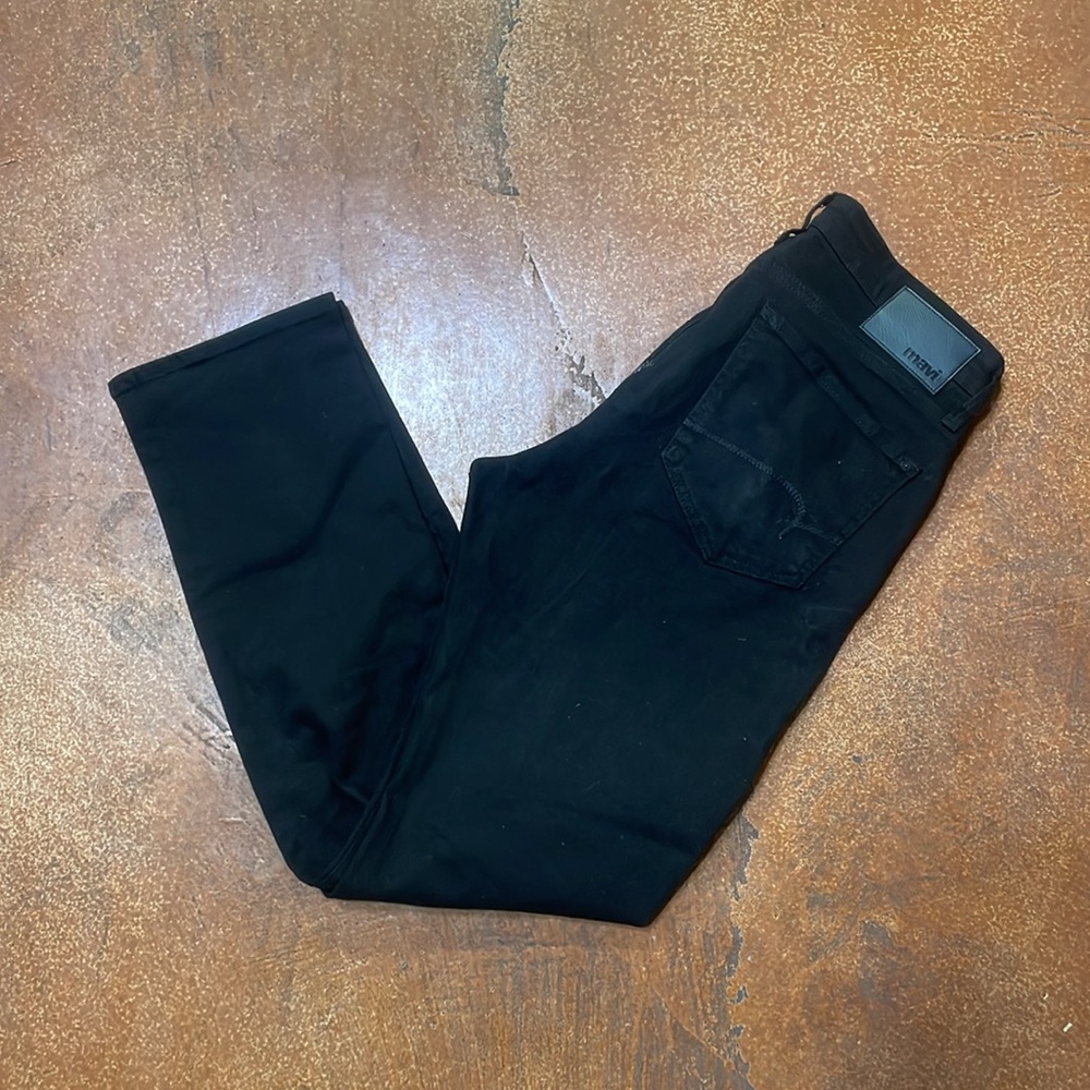 Mavi - Mens Zach Straight Jeans, size 34W x 34L US mens, color black. - Picture 4 of 6